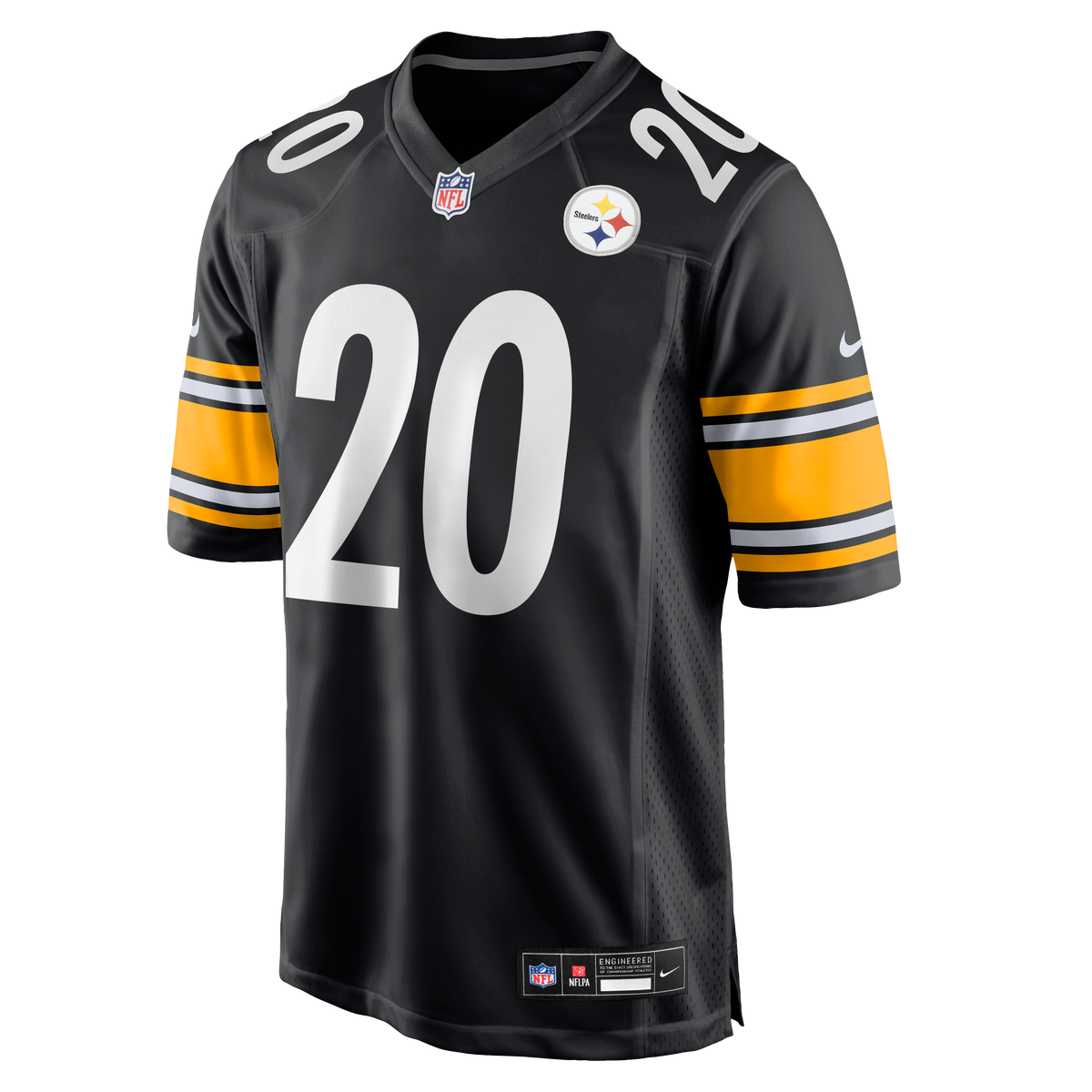 Men's Pittsburgh Steelers Kaleb Johnson Nike Black Team Game Jersey