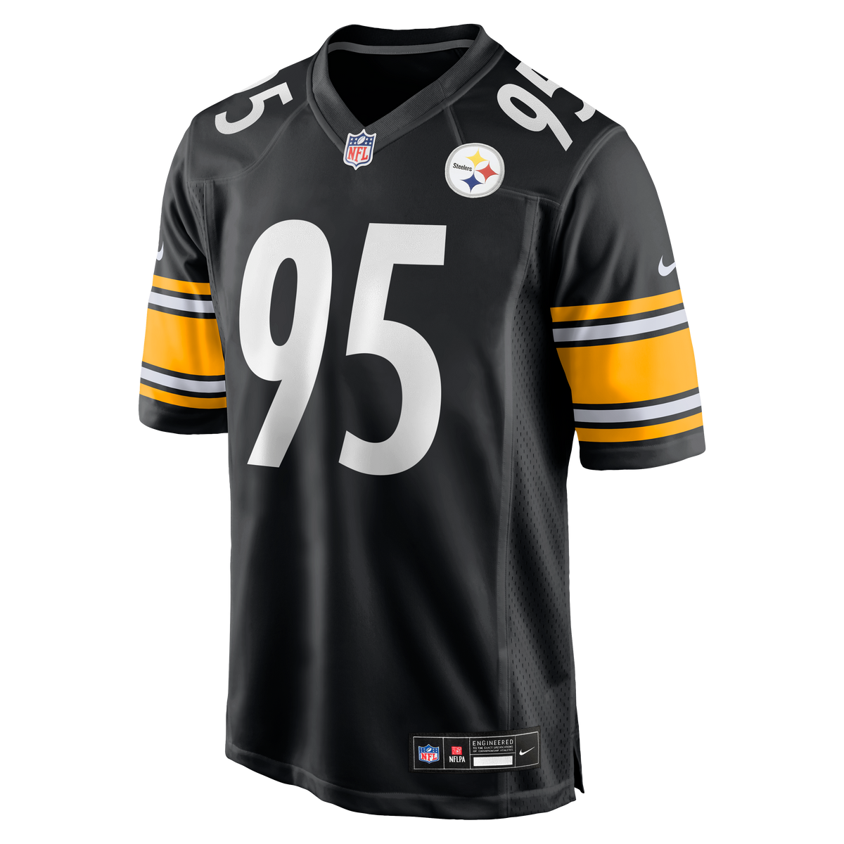 Men's Pittsburgh Steelers Keeanu Benton Nike Black Team Game Jersey