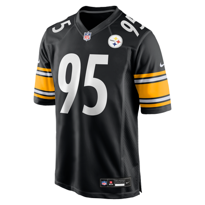 Men's Pittsburgh Steelers Keeanu Benton Nike Black Team Game Jersey