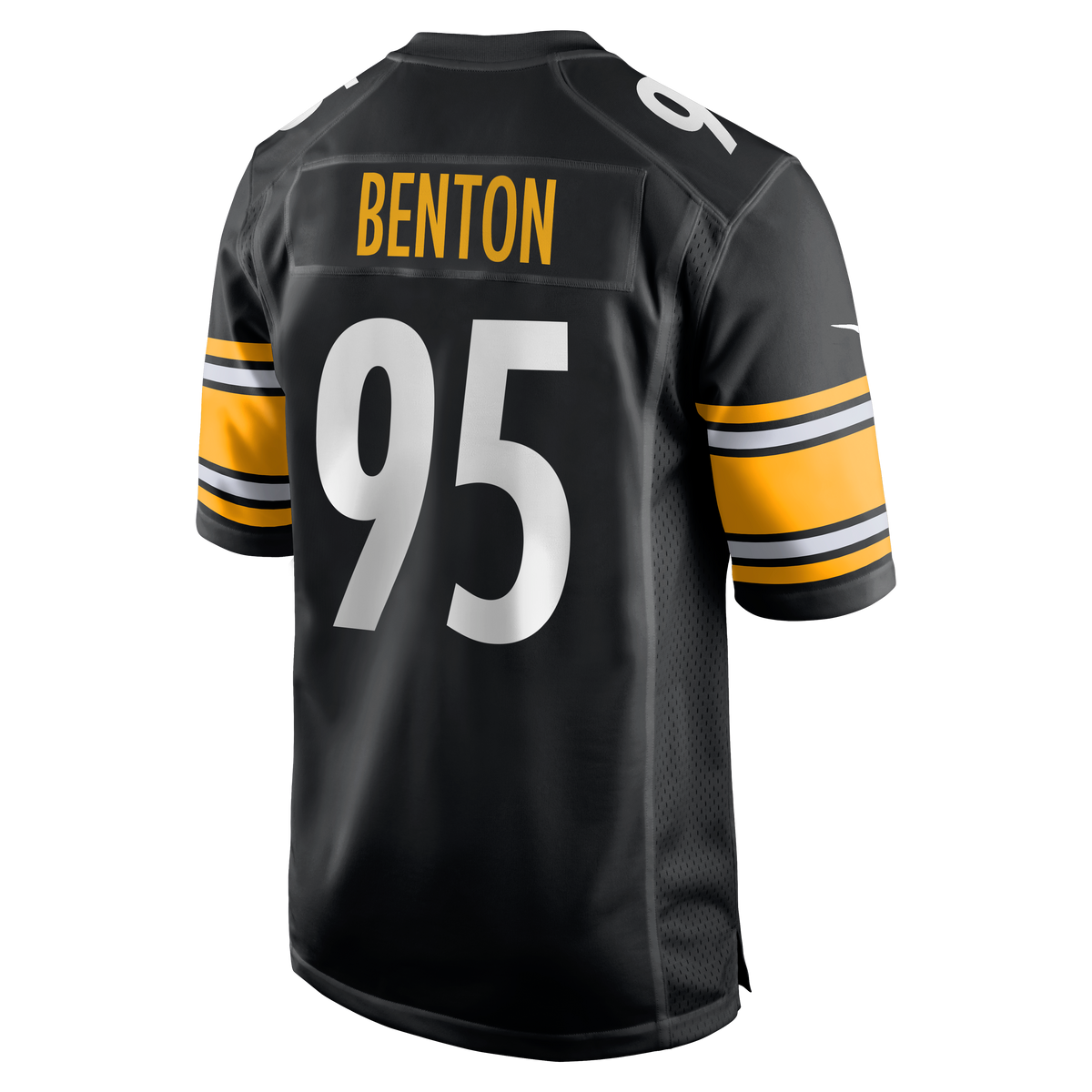 Men's Pittsburgh Steelers Keeanu Benton Nike Black Team Game Jersey