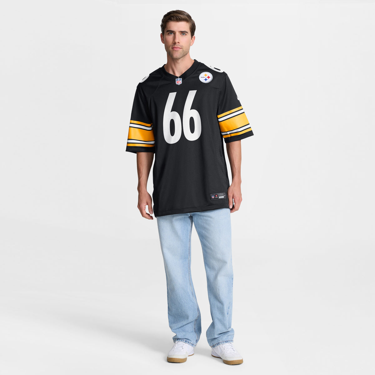 Men's Pittsburgh Steelers Mason McCormick Nike Black Game Jersey