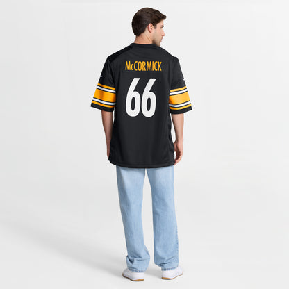 Men's Pittsburgh Steelers Mason McCormick Nike Black Game Jersey