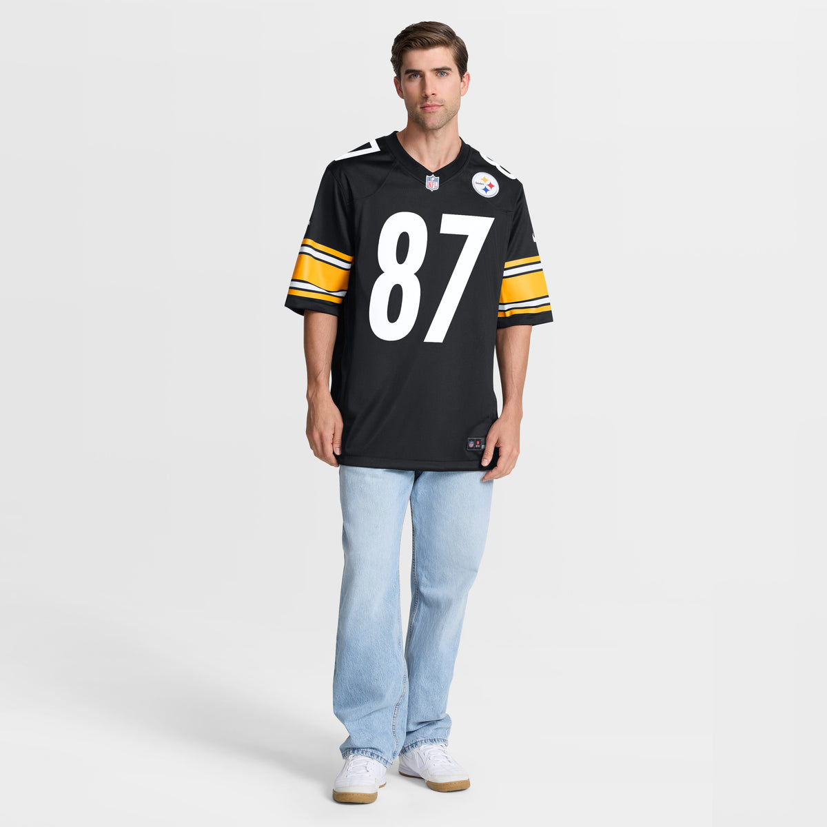 Men's Pittsburgh Steelers Matt Sokol Nike Black Team Game Jersey