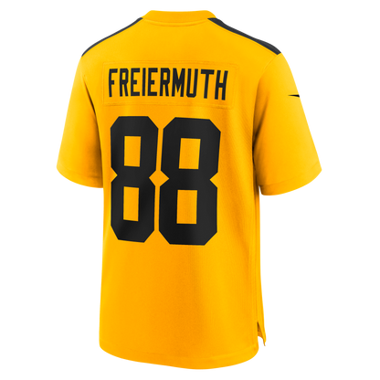 Men's Pittsburgh Steelers Pat Freiermuth Nike Gold Alternate 1933 Throwback Game Jersey