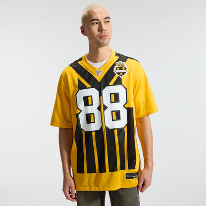 Men's Pittsburgh Steelers Pat Freiermuth Nike Gold Alternate 1933 Throwback Game Jersey
