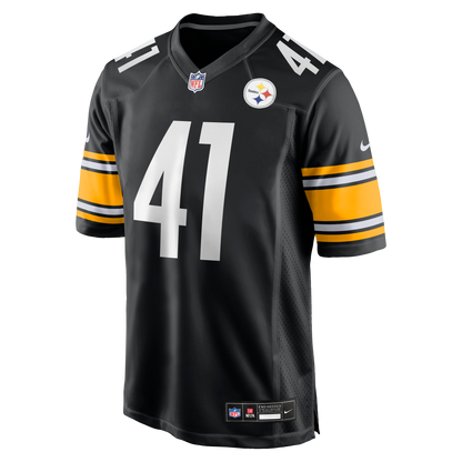 Men's Pittsburgh Steelers Payton Wilson Nike Black Game Jersey