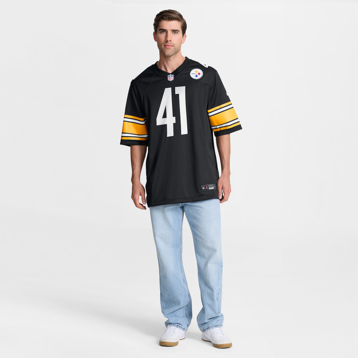 Men's Pittsburgh Steelers Payton Wilson Nike Black Game Jersey