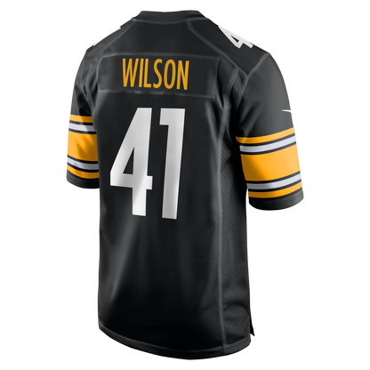 Men's Pittsburgh Steelers Payton Wilson Nike Black Game Jersey