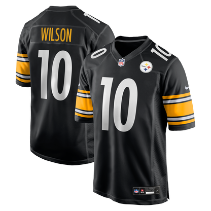 Men's Pittsburgh Steelers Roman Wilson Nike Black Game Player Jersey