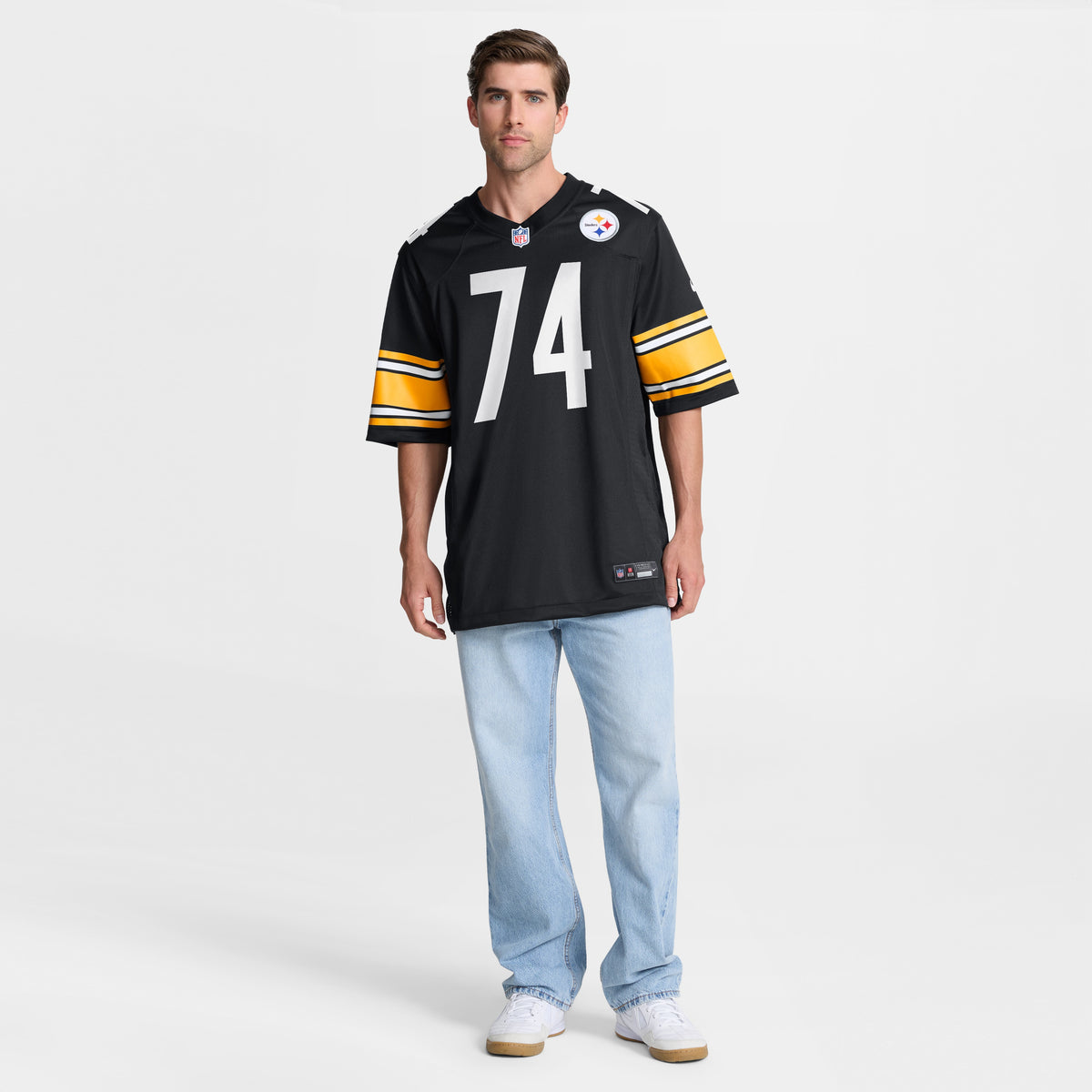 Men's Pittsburgh Steelers Spencer Anderson Nike Black Game Jersey