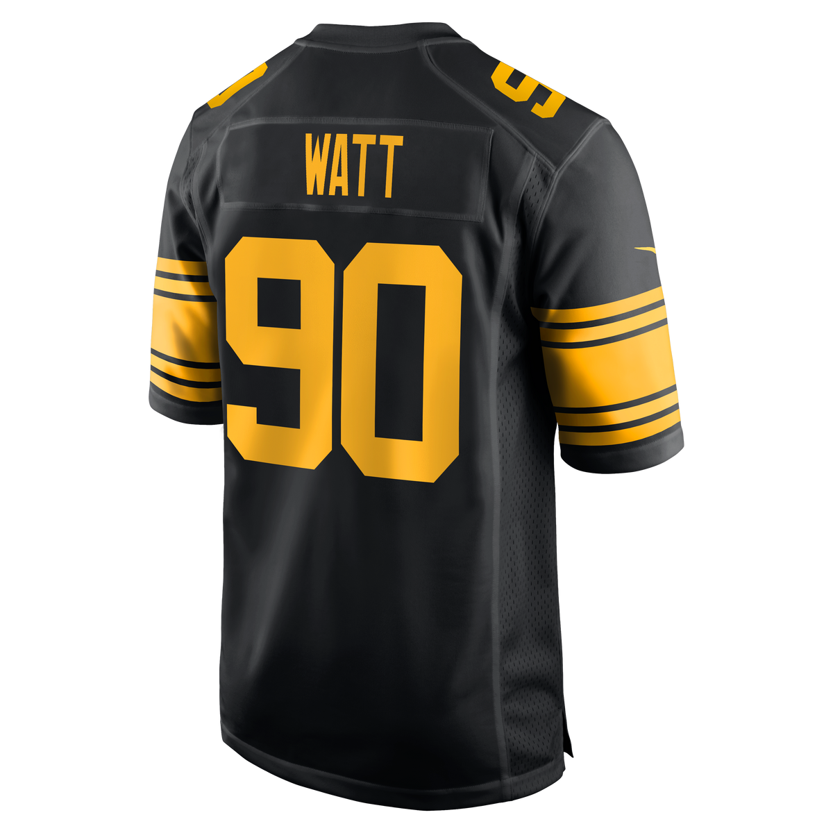 Men's Pittsburgh Steelers T.J. Watt Nike Black Alternate Game Jersey