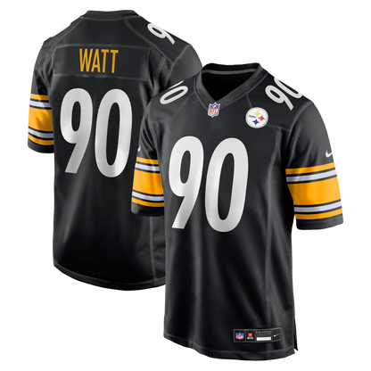 Men's Pittsburgh Steelers T.J. Watt Nike Black Game Jersey