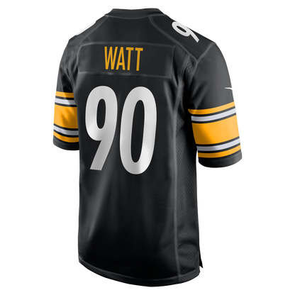 Men's Pittsburgh Steelers T.J. Watt Nike Black Game Jersey