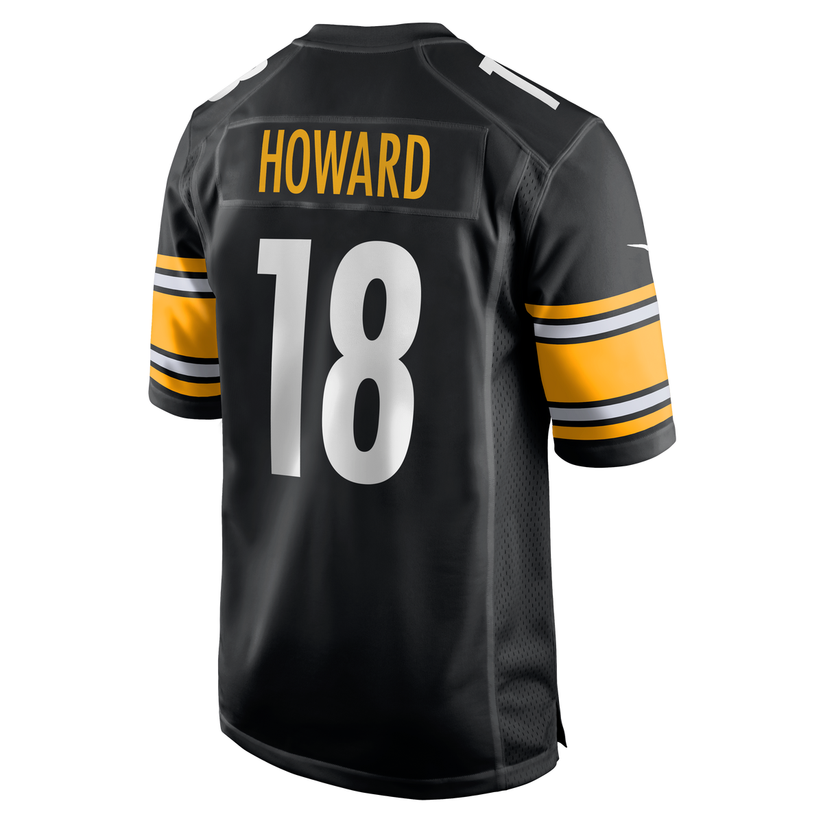 Men's Pittsburgh Steelers Will Howard Nike Black Team Game Jersey