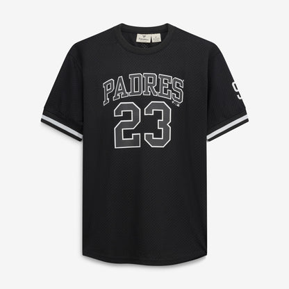 Men's San Diego Padres Fernando Tatis Jr. Fanatics Black/White Big & Tall Heavyweight Mesh Jersey