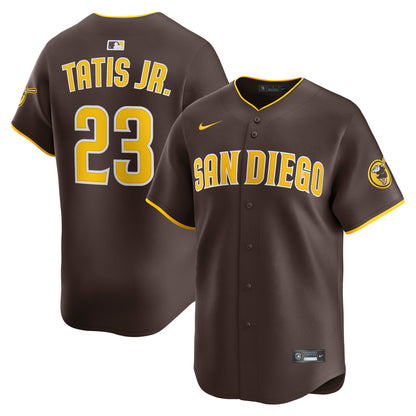 Men's San Diego Padres Fernando Tatis Jr. Nike Brown Road Limited Player Jersey