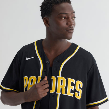 Men's San Diego Padres Fernando Tatis Jr. Nike Fashion Replica Black Out Jersey
