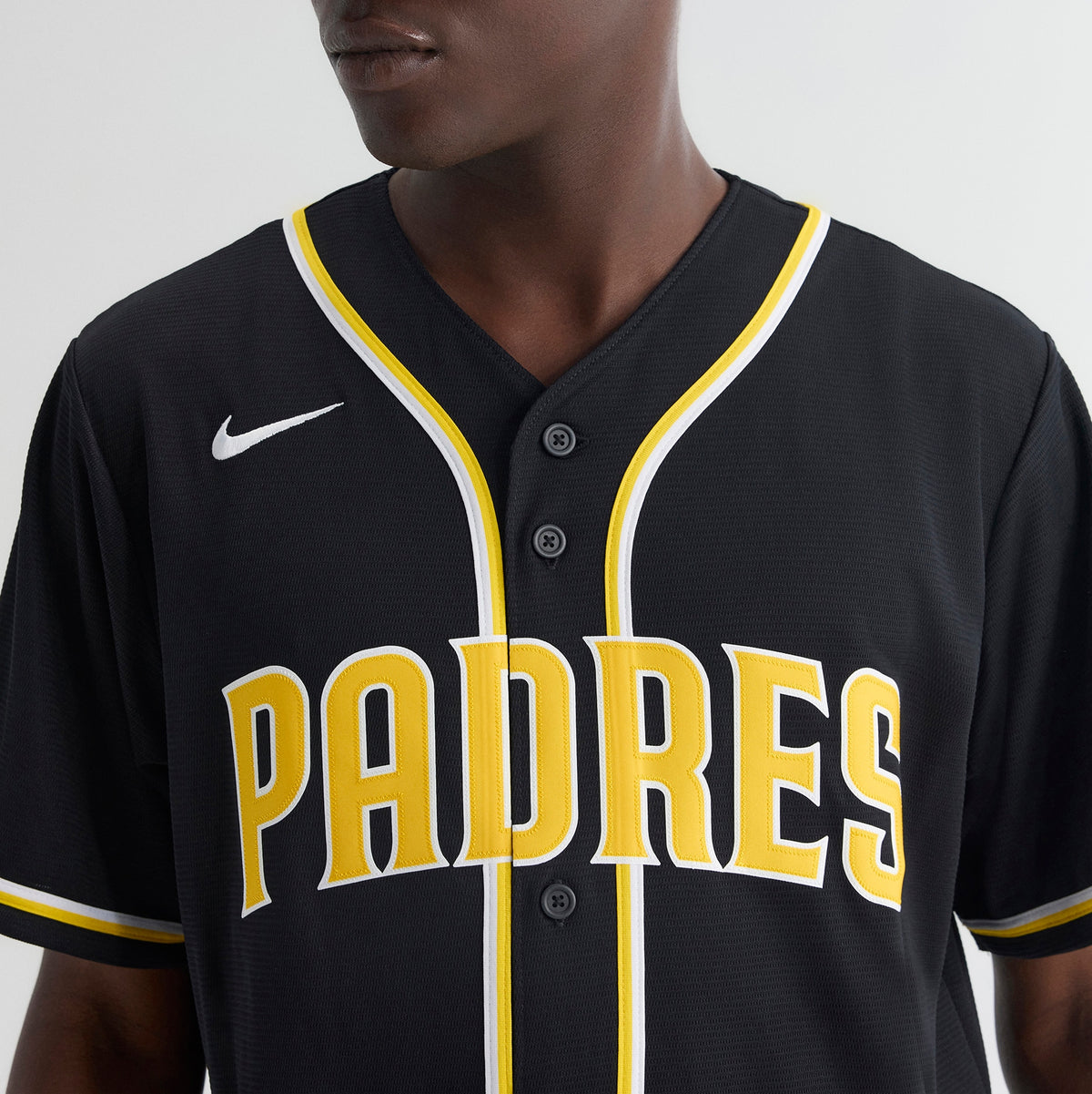 Men's San Diego Padres Fernando Tatis Jr. Nike Fashion Replica Black Out Jersey