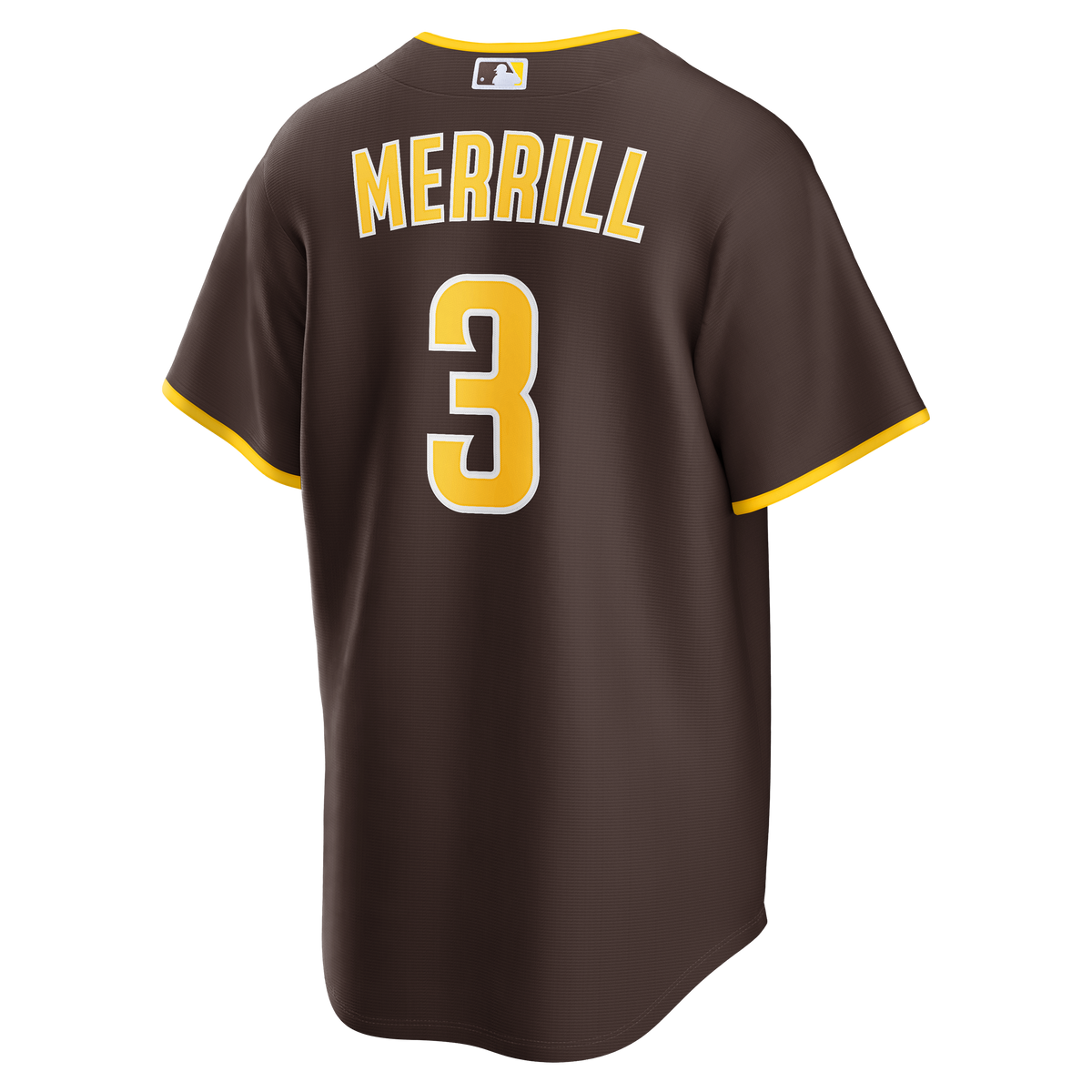Men's San Diego Padres Jackson Merrill Nike Brown Road Replica Jersey
