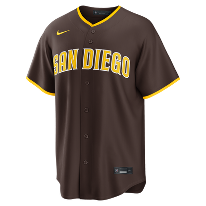 Men's San Diego Padres Jackson Merrill Nike Brown Road Replica Jersey