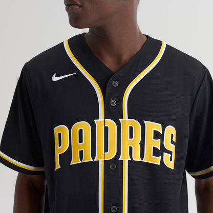 Men's San Diego Padres Jackson Merrill Nike Fashion Replica Black Out Jersey