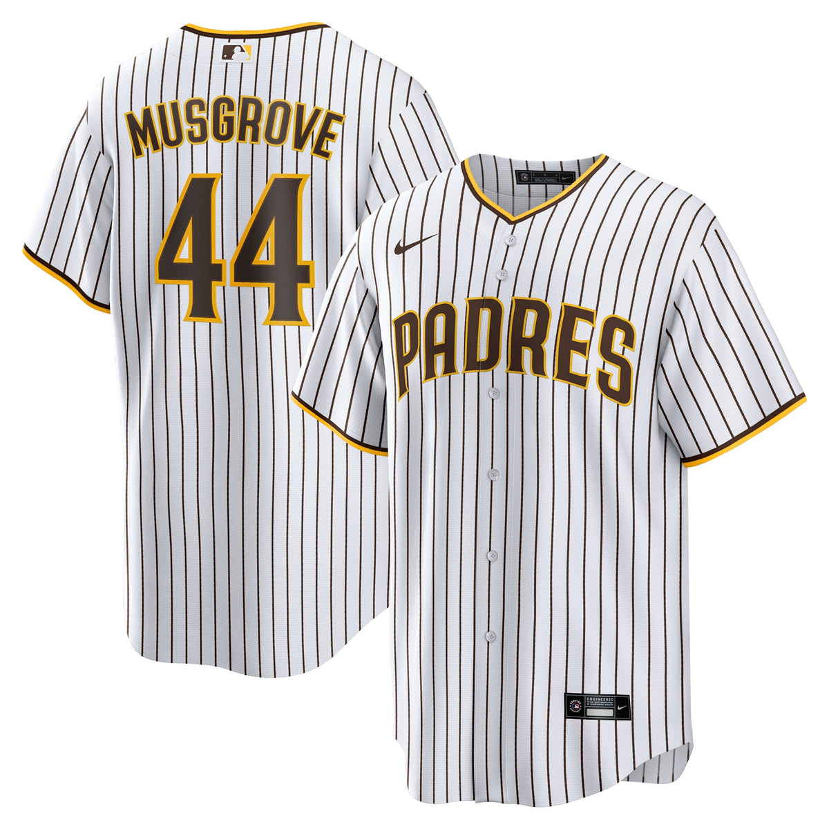 Men's San Diego Padres Joe Musgrove Nike White Home Replica Jersey
