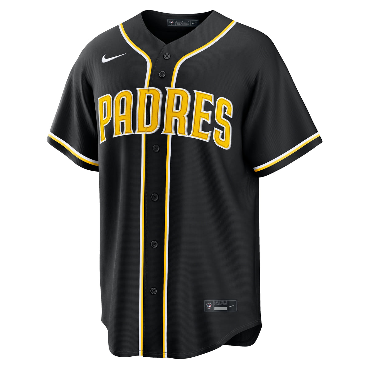 Men's San Diego Padres Nike Fashion Replica Black Out Jersey