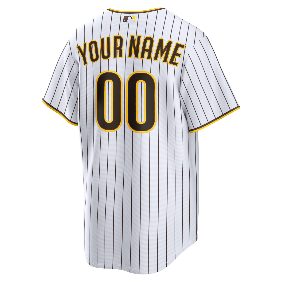 Men's San Diego Padres Nike White Home Replica Custom Jersey