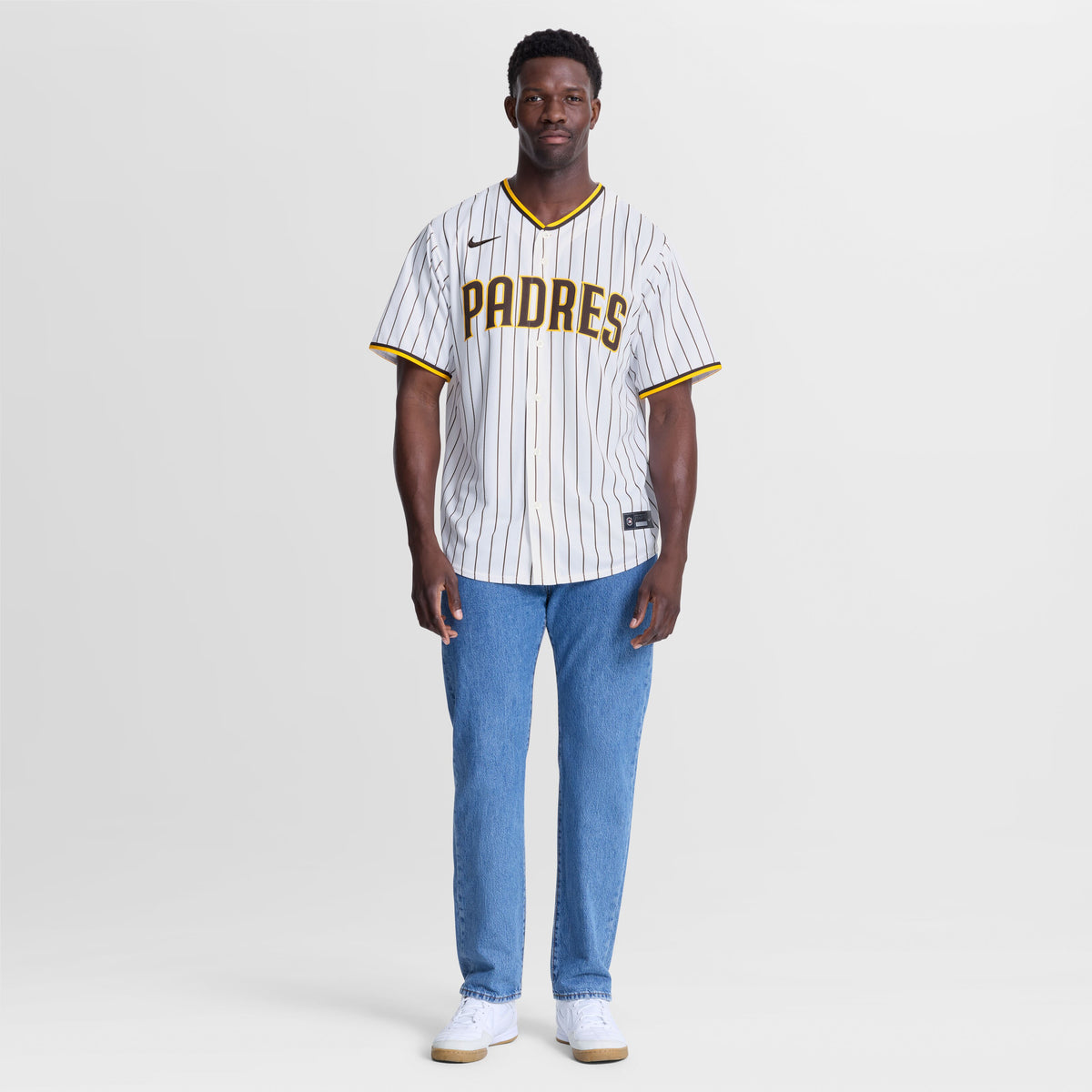 Men's San Diego Padres Ramí³n Laureano Nike White Home Replica Jersey