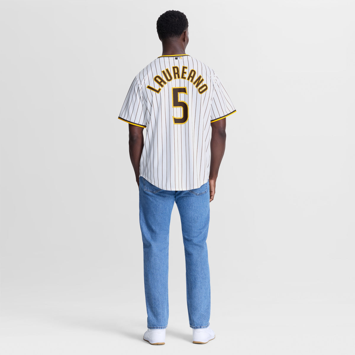 Men's San Diego Padres Ramí³n Laureano Nike White Home Replica Jersey