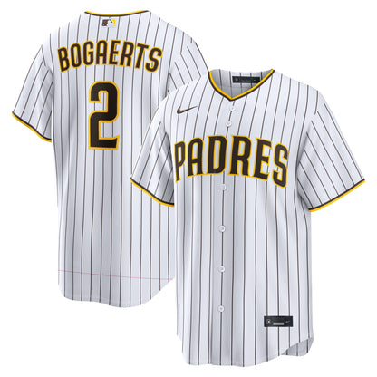Men's San Diego Padres Xander Bogaerts Nike White Home Replica Jersey