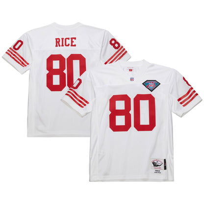 Men's San Francisco 49ers 1994 Jerry Rice Mitchell & Ness White Authentic Throwback Retired Player Jersey