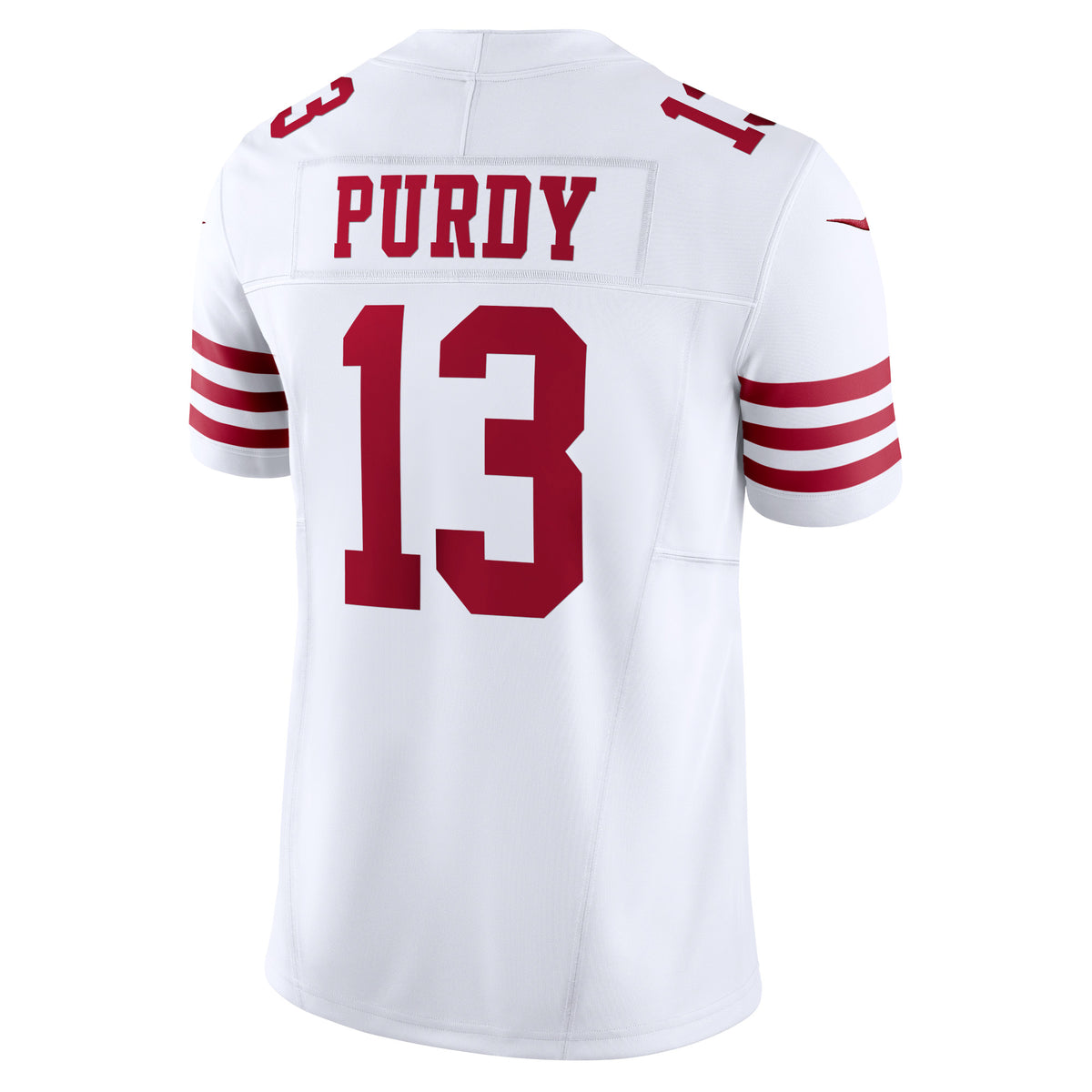Men's San Francisco 49ers Brock Purdy Nike White Vapor F.U.S.E. Limited Jersey