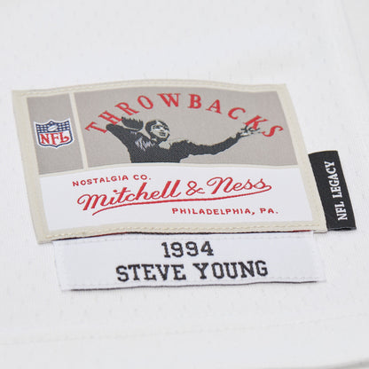 Men's San Francisco 49ers Steve Young Mitchell & Ness White 1994 Legacy Replica Jersey