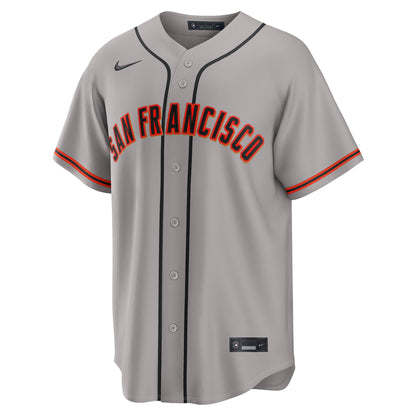 Men's San Francisco Giants Jung Hoo Lee Nike Gray Road Replica Jersey
