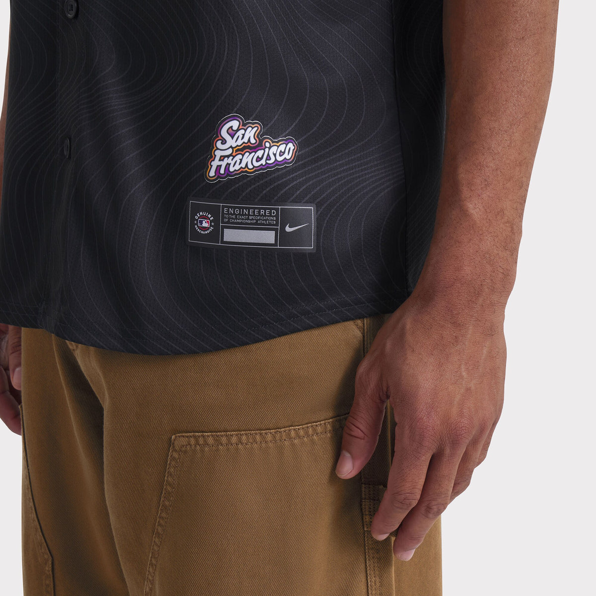 Men's San Francisco Giants Nike Anthracite 2025 City Connect Limited Jersey