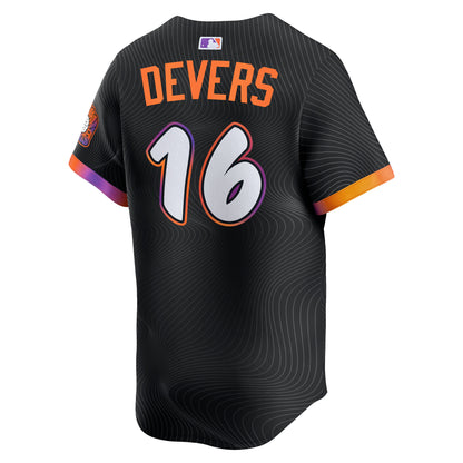 Men's San Francisco Giants Rafael Devers Nike Black 2025 City Connect Limited Player Jersey