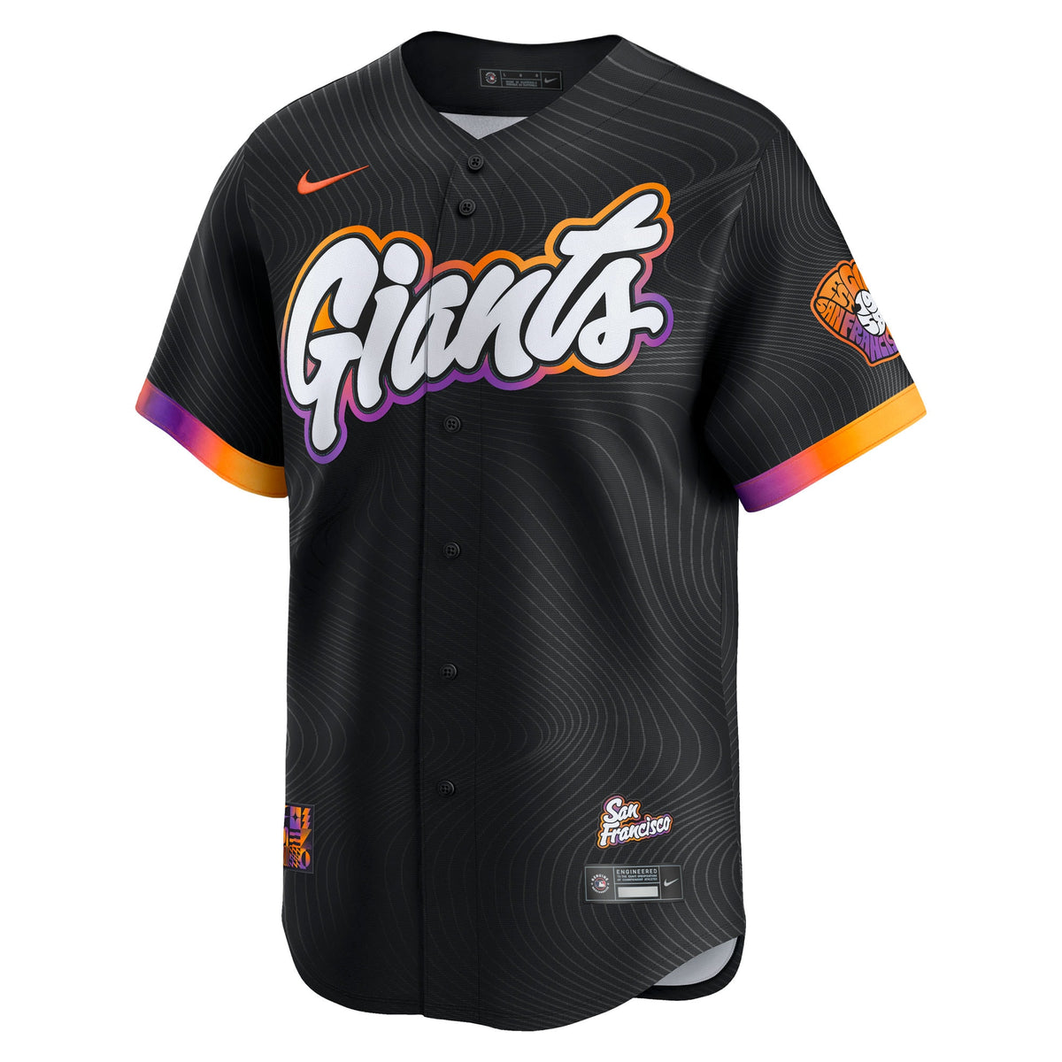 Men's San Francisco Giants Rafael Devers Nike Black 2025 City Connect Limited Player Jersey