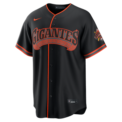 Men's San Francisco Giants Rafael Devers Nike Black Alternate Stadium Jersey