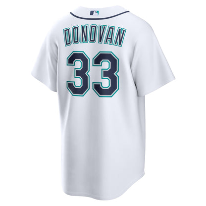 Men's Seattle Mariners Brendan Donovan Nike White Home Replica Jersey