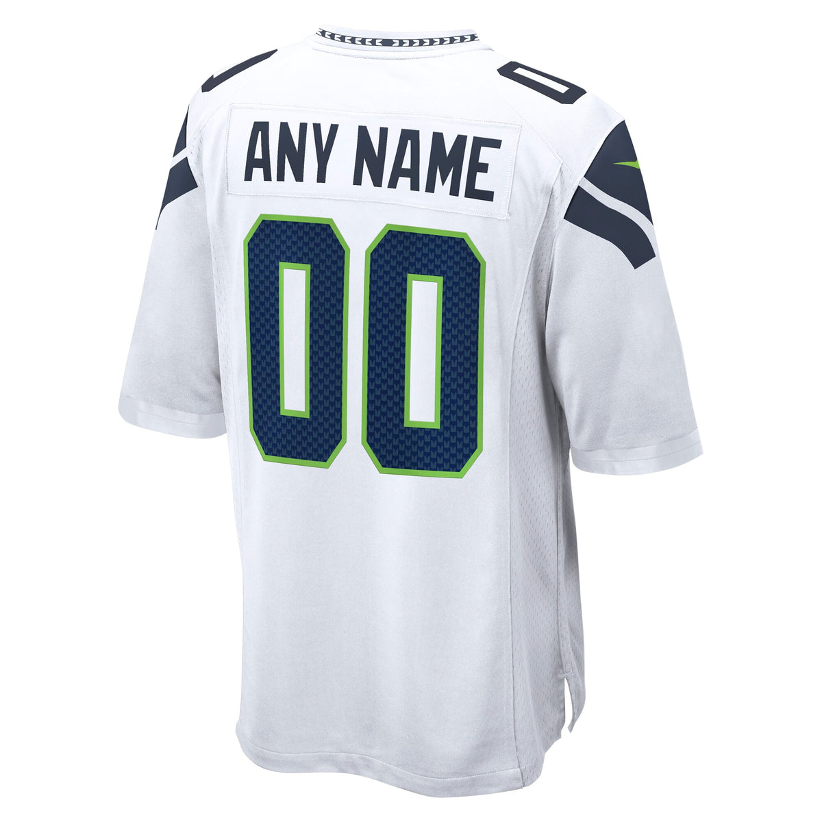 Men's Seattle Seahawks Nike White Custom Game Jersey