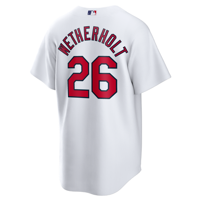 Men's St. Louis Cardinals JJ Wetherholt Nike White Home Replica Jersey