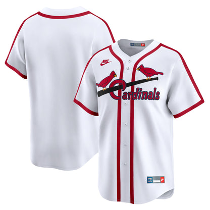 Men's St. Louis Cardinals Nike White Cooperstown Collection Limited Jersey