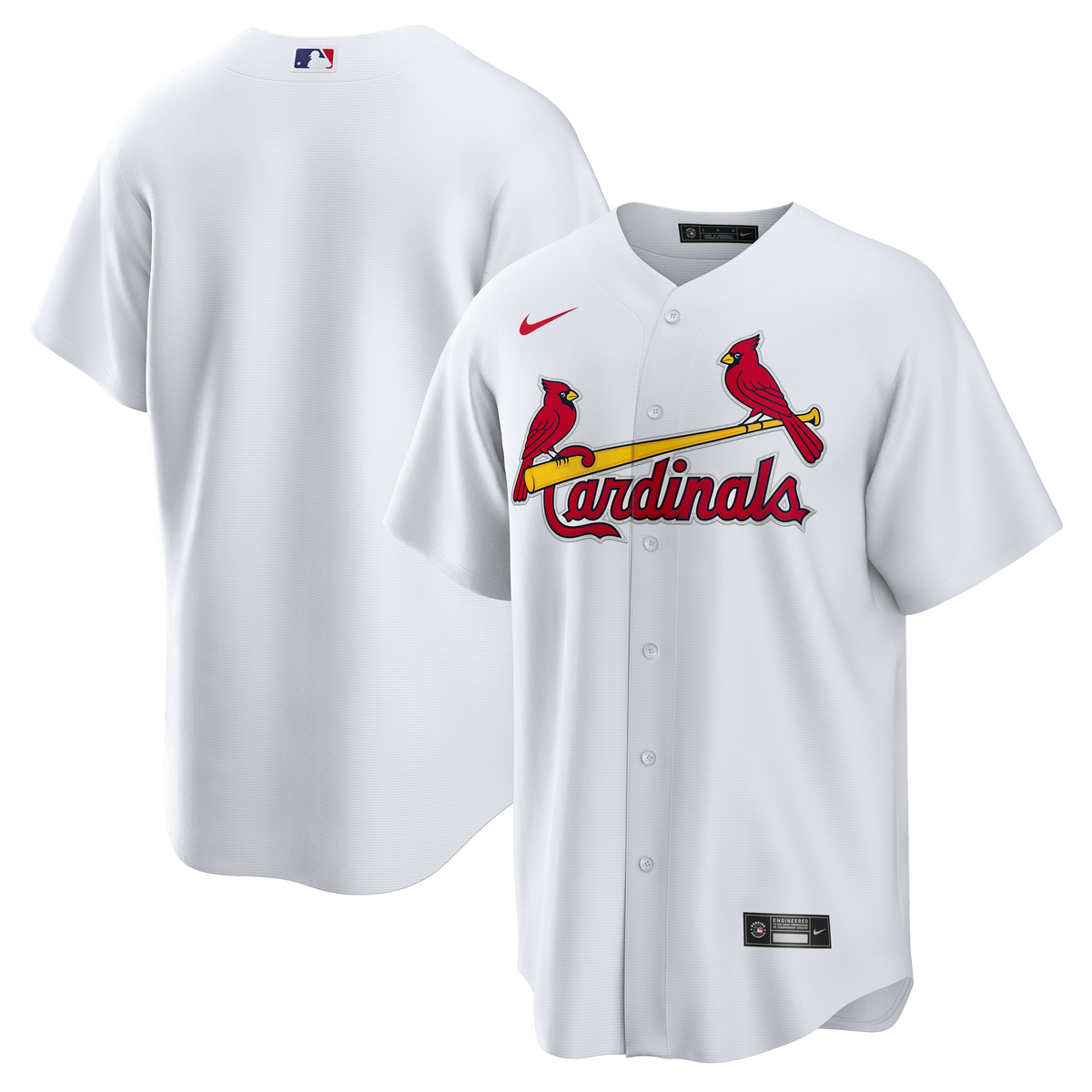 Men's St. Louis Cardinals Nike White Home Big & Tall Replica Jersey