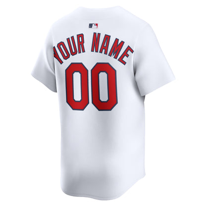 Men's St. Louis Cardinals Nike White Home Limited Custom Jersey