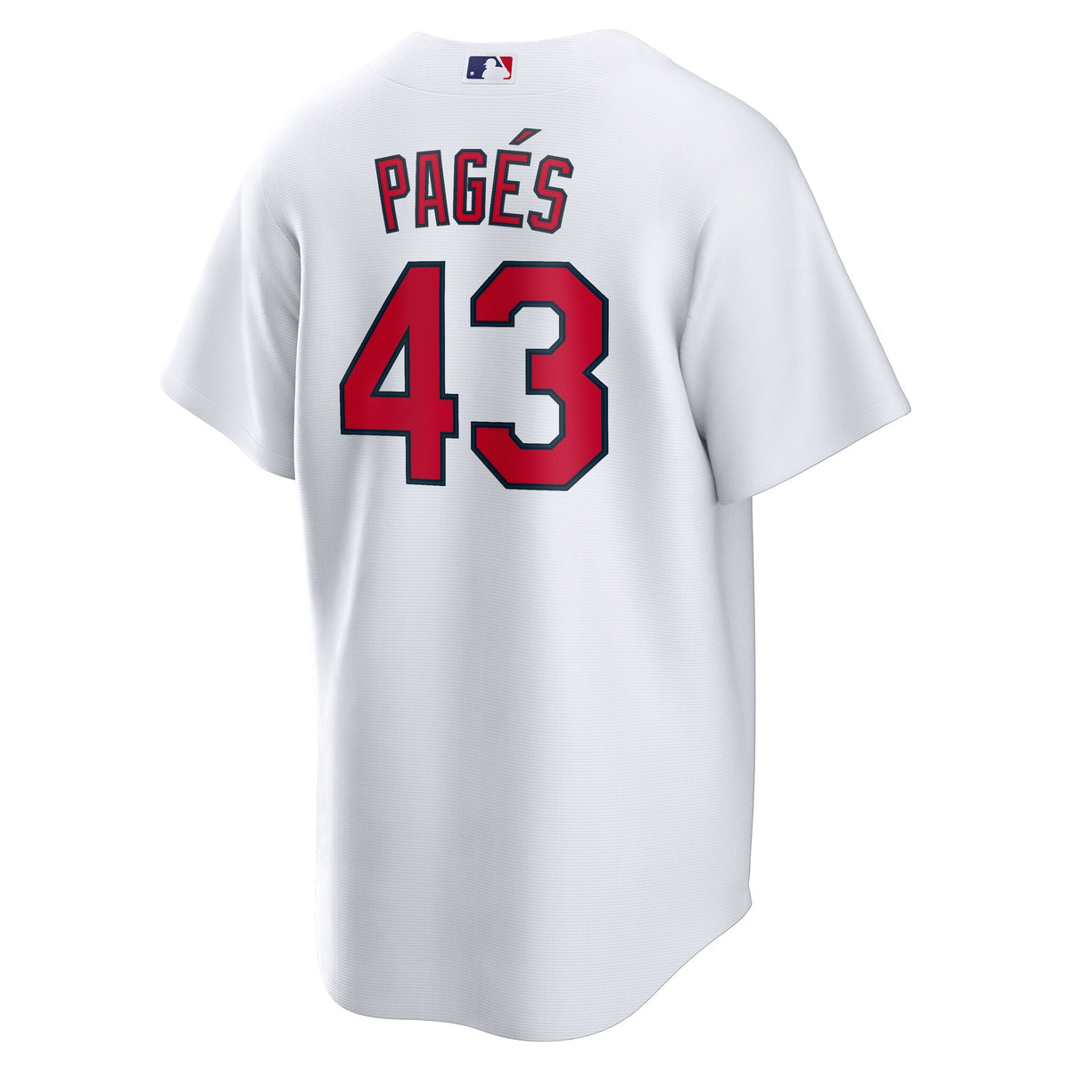 Men's St. Louis Cardinals Pedro Pagí©s Nike White Home Replica Jersey