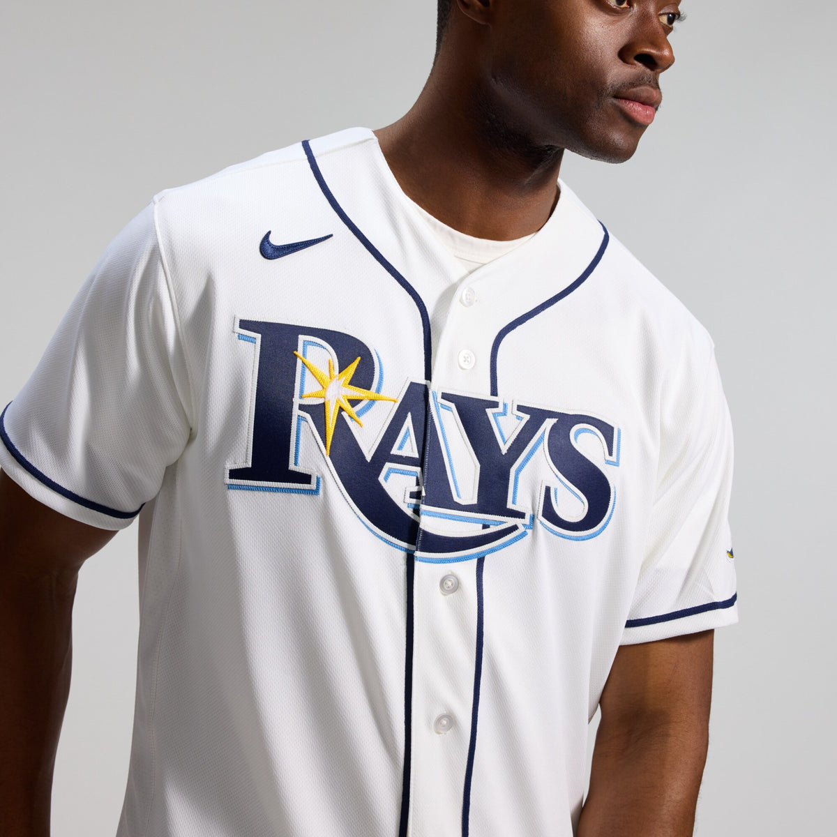 Men's Tampa Bay Rays Nike White Home Authentic Jersey