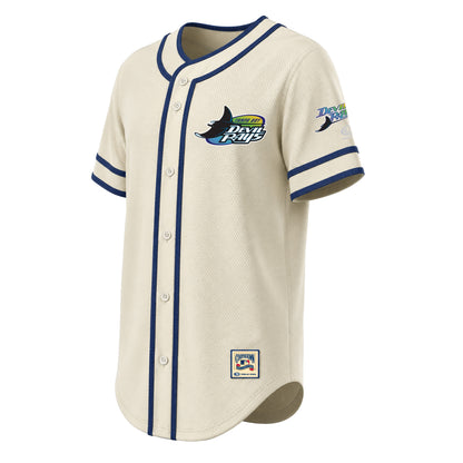Men's Tampa Bay Rays Stitches Natural Throwback Fashion Jersey