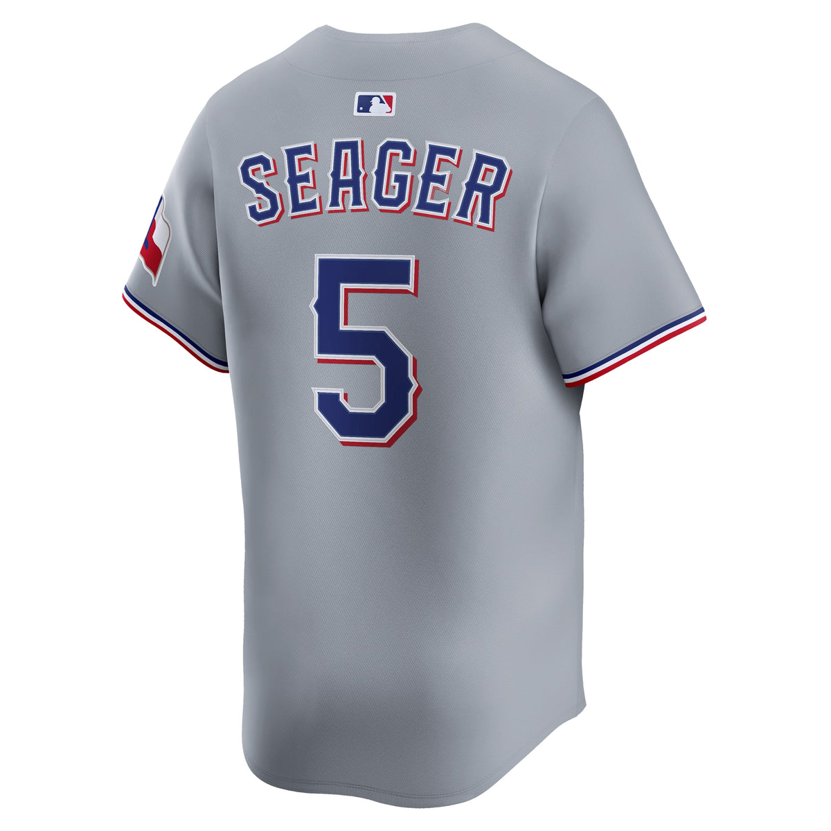 Men's Texas Rangers Corey Seager Nike Gray Road Limited Jersey