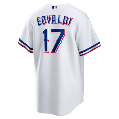 Men's Texas Rangers Nathan Eovaldi Nike White Home Replica Player Jersey